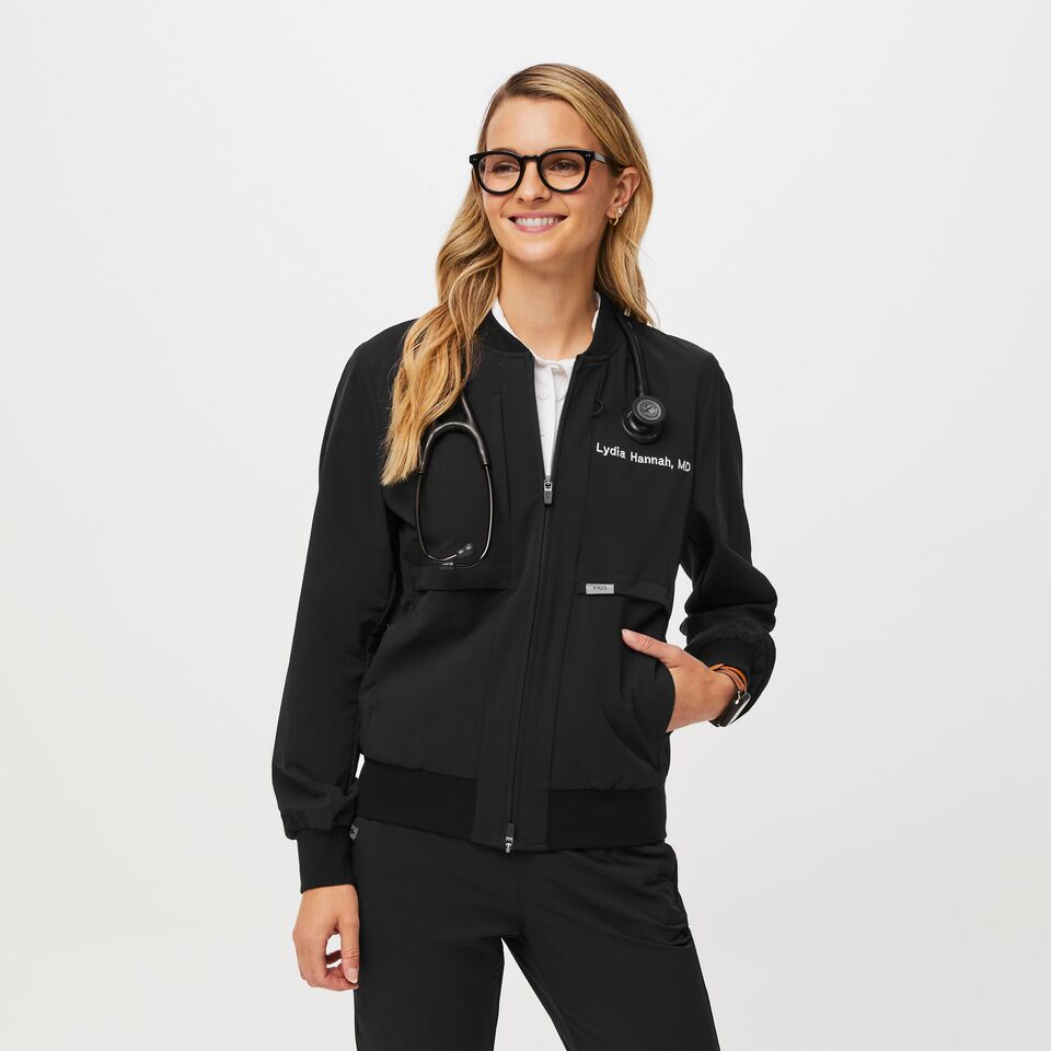 Women's FIGSPRO Bomber Jacket™ - Black