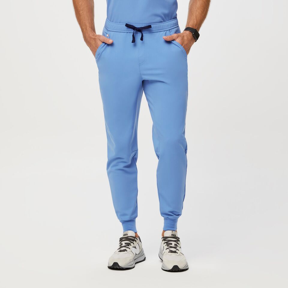 PANTALON JOGGING BLEU CIEL