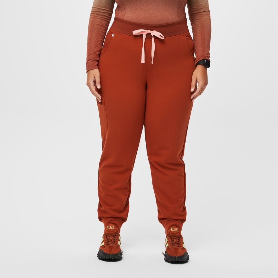 Women's High Waisted Zamora Jogger Scrub Pants™ - Auburn · FIGS