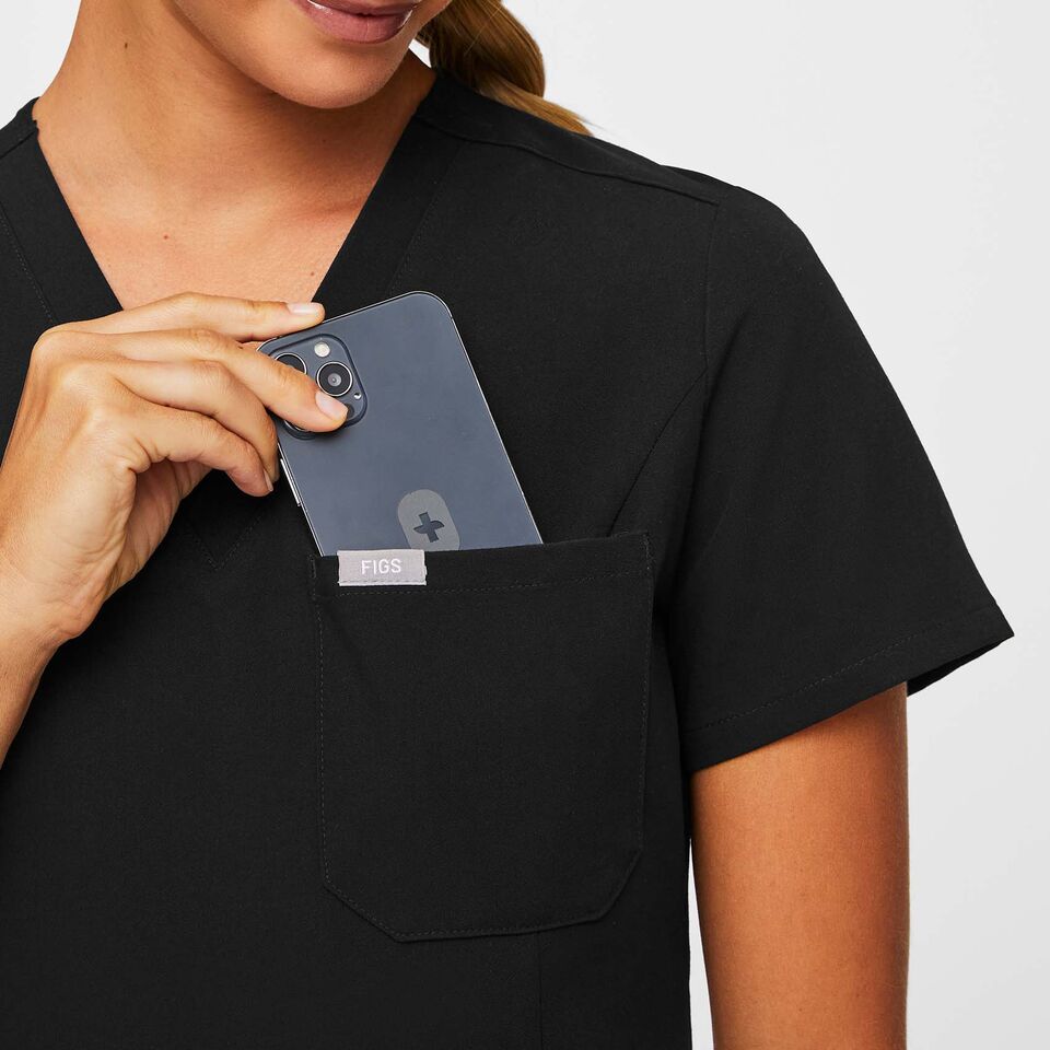 Women's Catarina One-Pocket Scrub Top™ - British Racing Green · FIGS