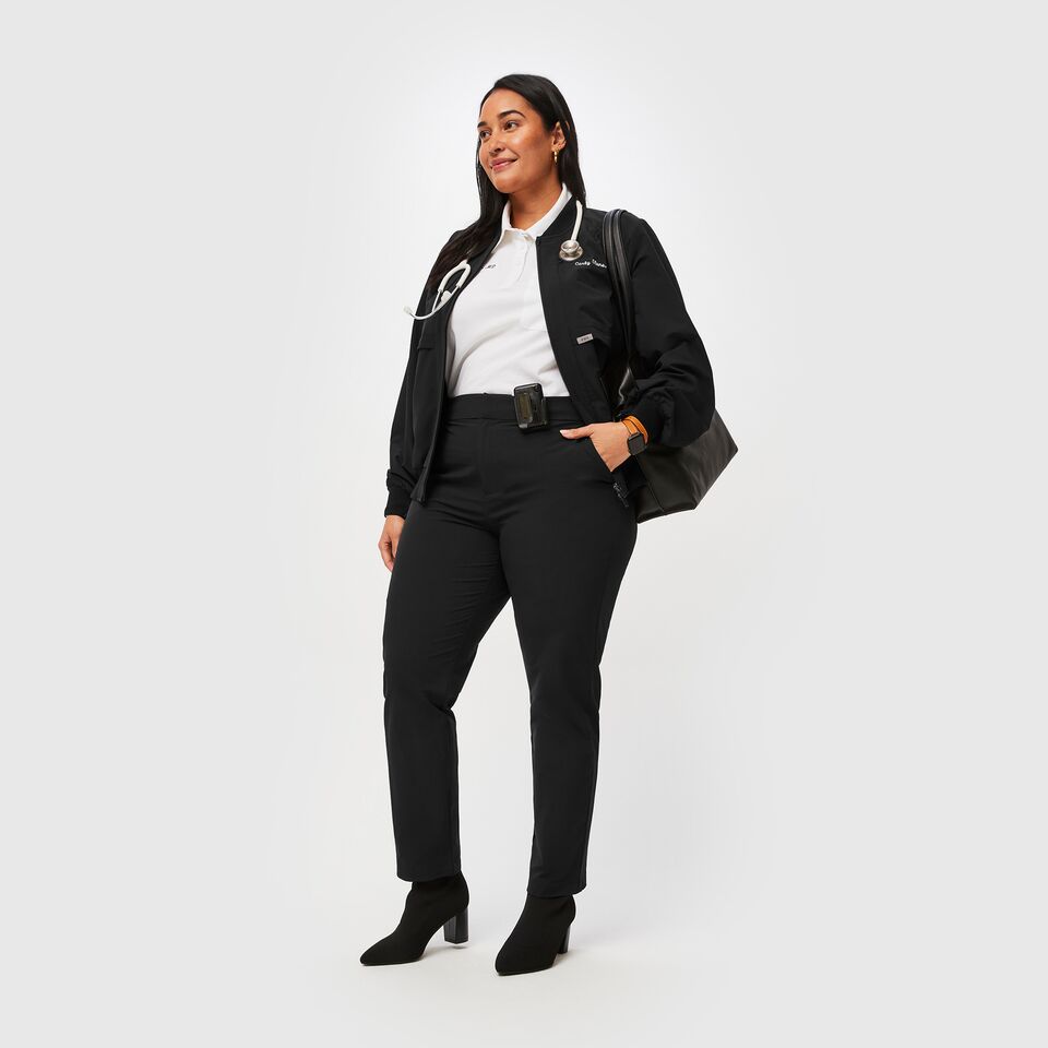 Women's FIGSPRO Skinny Zip Fly Trouser™ - Black