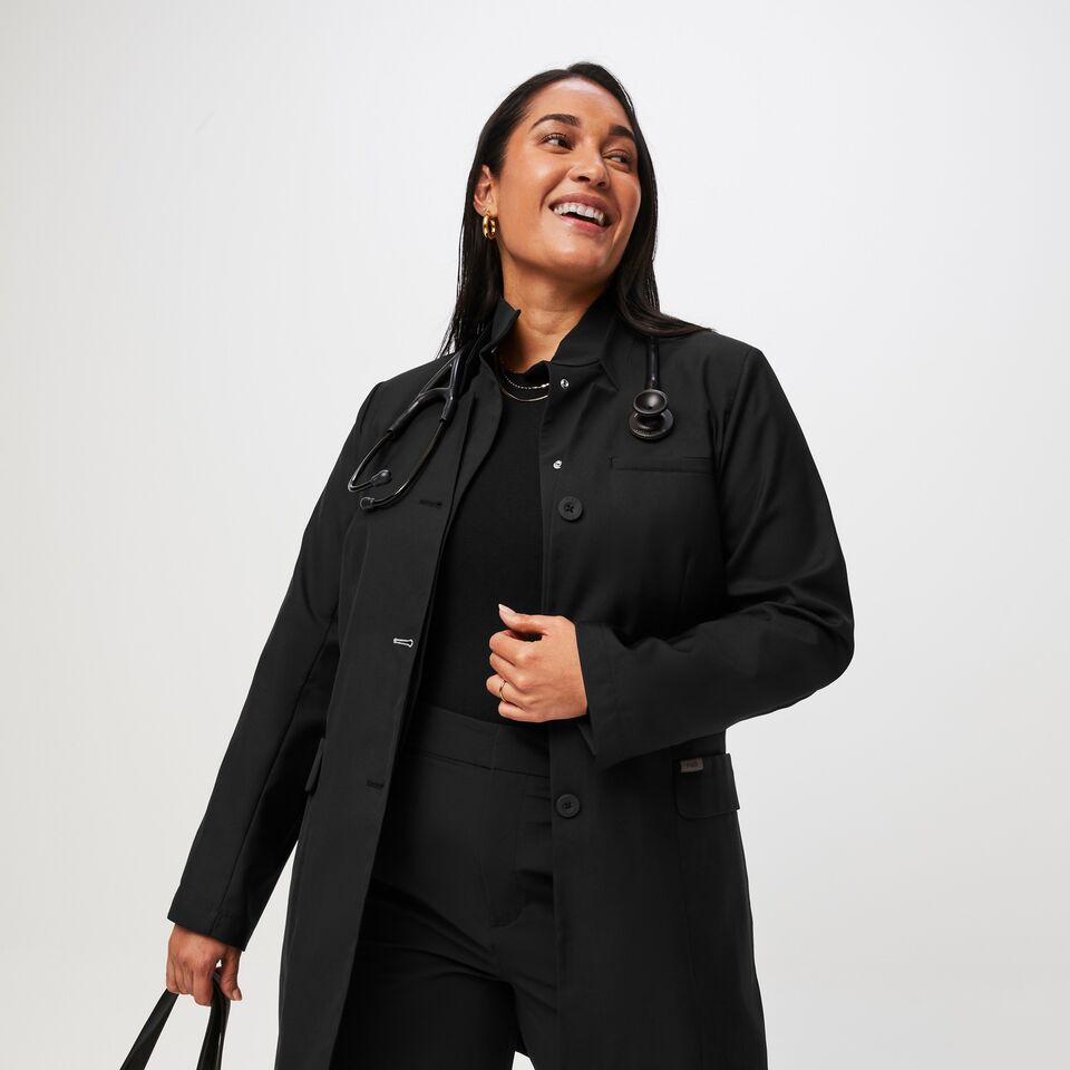 Women's FIGSPRO™ Lab Coat - Black