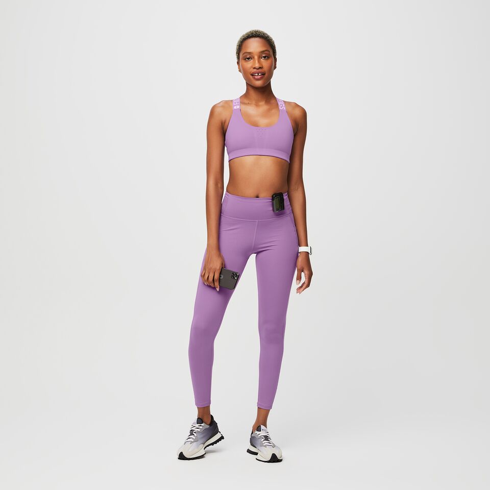 FIGS Performance Underscrub Sports Bra Lavender Lilac Purple L 