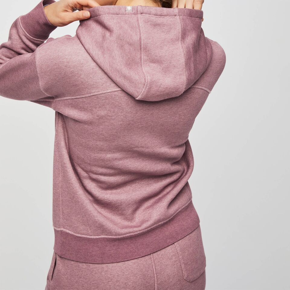 oodji Ultra Mujer Sudadera Recortada con Capucha y Estampado