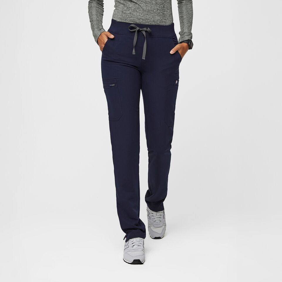 Women's High Waisted Zamora Jogger Scrub Pants™ - Extreme Blue · FIGS