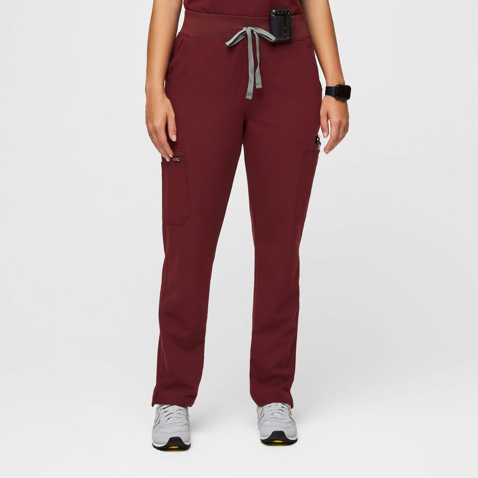 Women's High Waisted Yola Skinny Scrub Pants™ - Auburn · FIGS