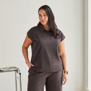 Women’s FIGSPRO Pique Drop Shoulder Polo™