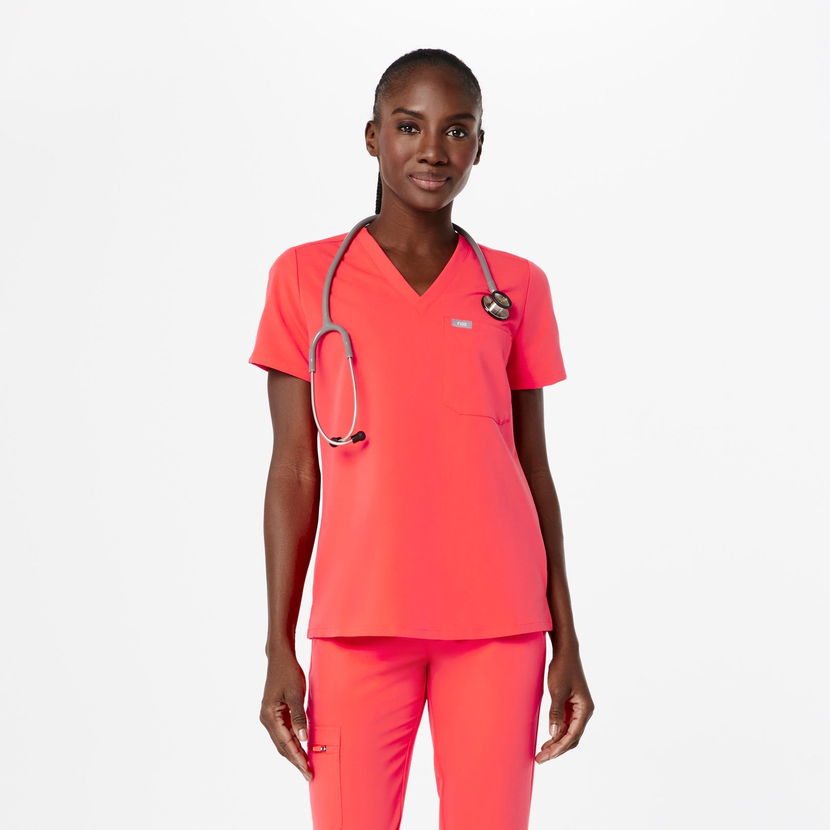 Women's Rafaela Oversized Scrub Top™ - Auburn · FIGS  Womens scrub tops,  Womens scrubs, Maternity work clothes