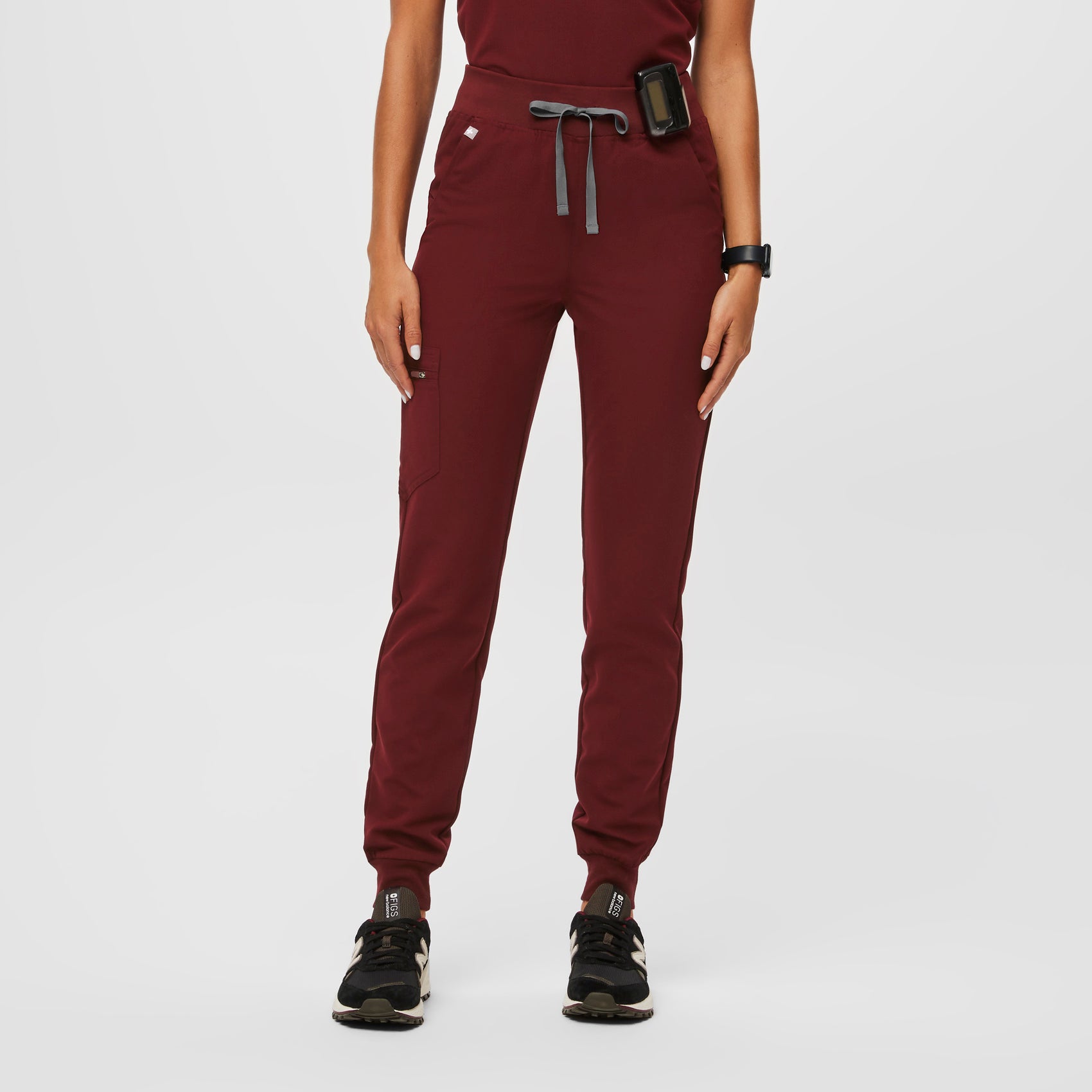 FIGS neon red high waisted jogger M/P - Athletic apparel