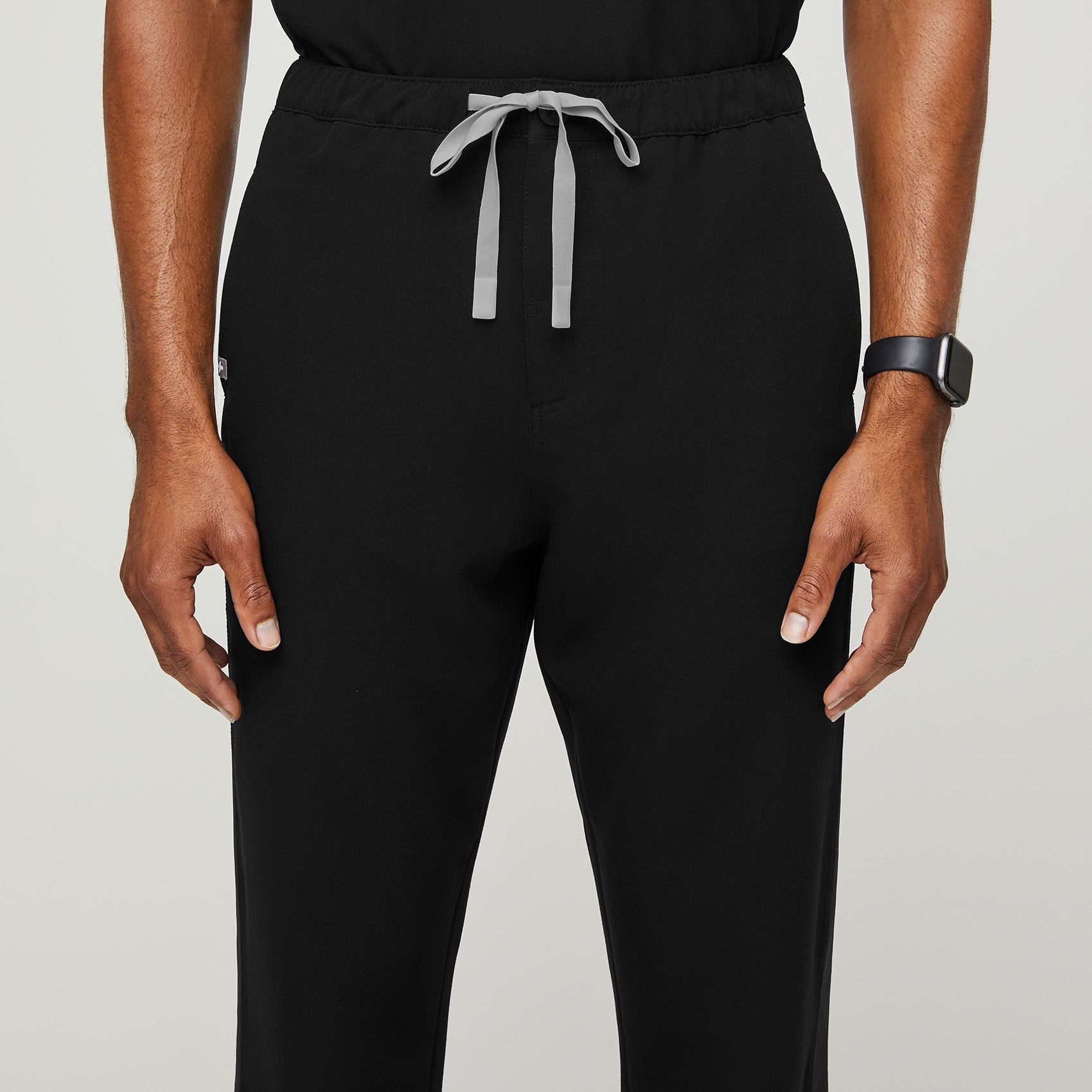 Pantalón médico clásico con paneles REMIX Pisco™ para hombre - Negro/Panel  lateral · FIGS